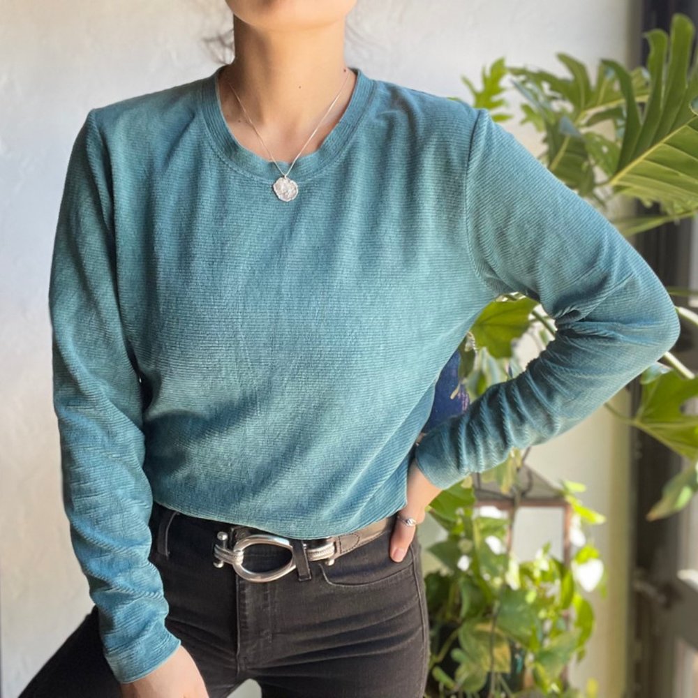 Eddie Bauer | Blue Lightweight Crewneck Sweater